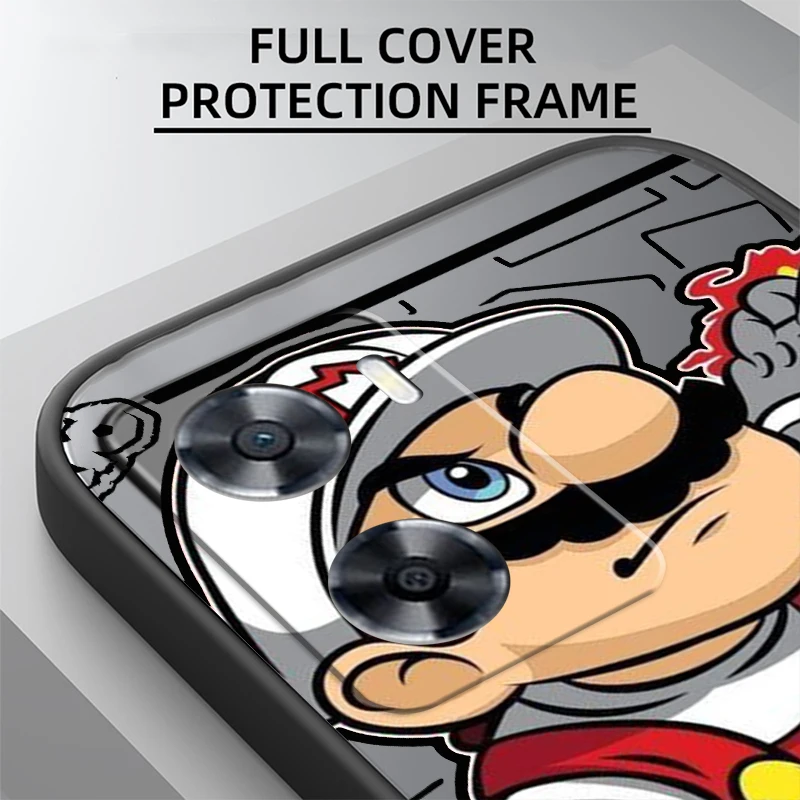 Cubierta translúcida de dibujos animados para OPPO X5, X3, A54S, A5, A94, A16, A53S, A57, A74, A72, A96, A98, A78 5G - imagen 4