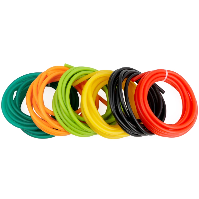 Mangueras de goma de látex natural, nuevo Color IDxOD 1,6 ~ 10mm, tubo médico quirúrgico de alta resistencia, banda elástica, catapulta de tirachinas - imagen 4