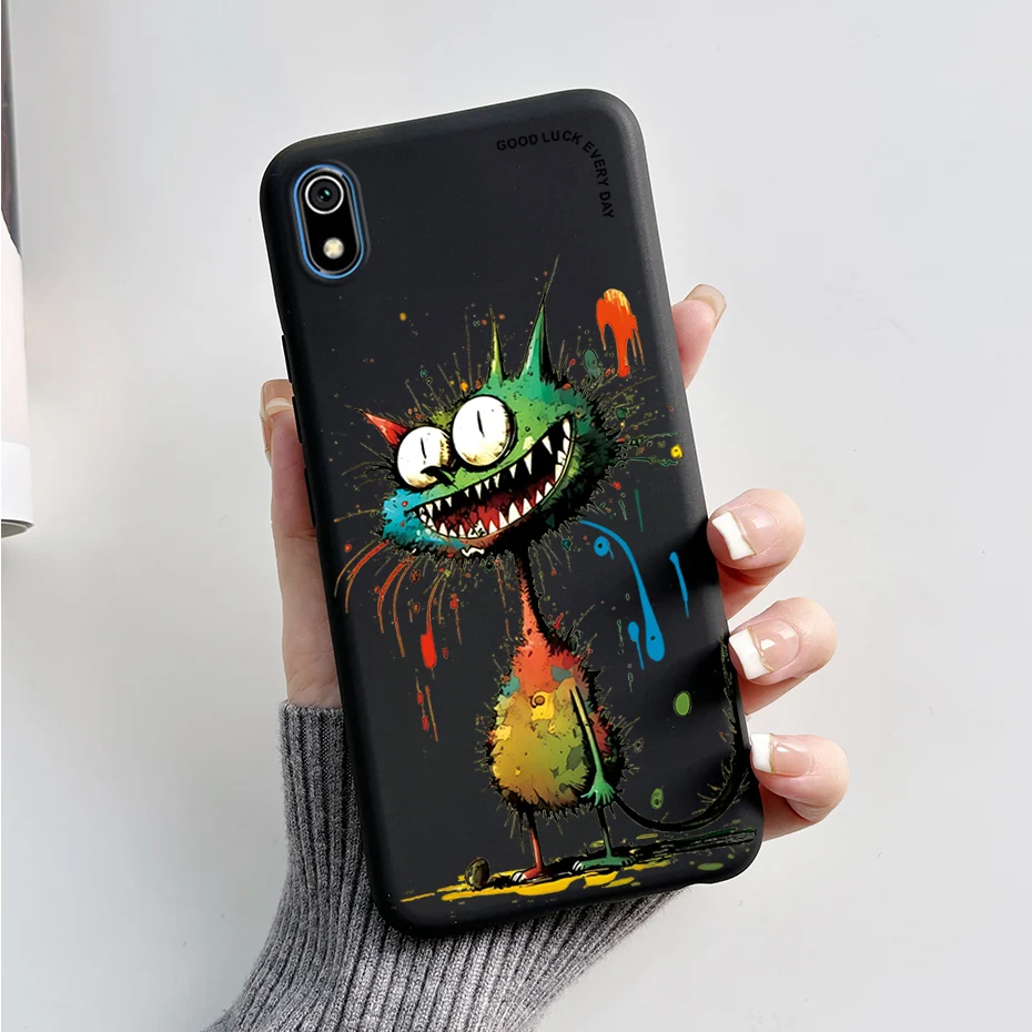 Para Xiaomi Redmi 7A funda Redmi 7 funda protectora de silicona suave TPU para Redmi 7 7A 7 A Fundas de teléfono a prueba de golpes lindas Fundas - imagen 4