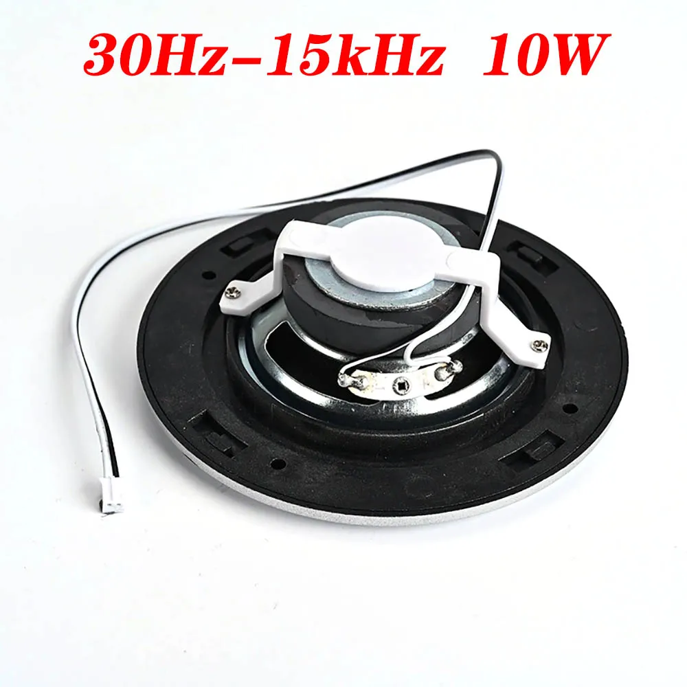 Altavoz Bluetooth de techo de 4,3 pulgadas para el hogar, sistema de altavoces empotrados para el hogar, para interior, cocina, dormitorio y baño, 10W - imagen 4