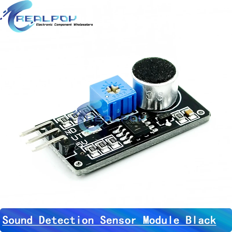 Módulo de detección de Sensor de sonido de voz de micrófono Módulo de Sensor de detección de sonido Sensor de sonido KY-038 KY-037 tablero negro azul rojo