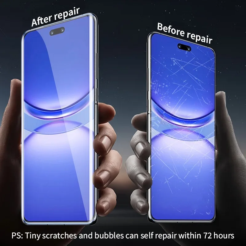 3 paquetes de película de hidrogel transparente de alta definición adecuada para Huawei Nova 13i 12 Pro 12 11 10 Ultra película protectora de pantalla - imagen 2