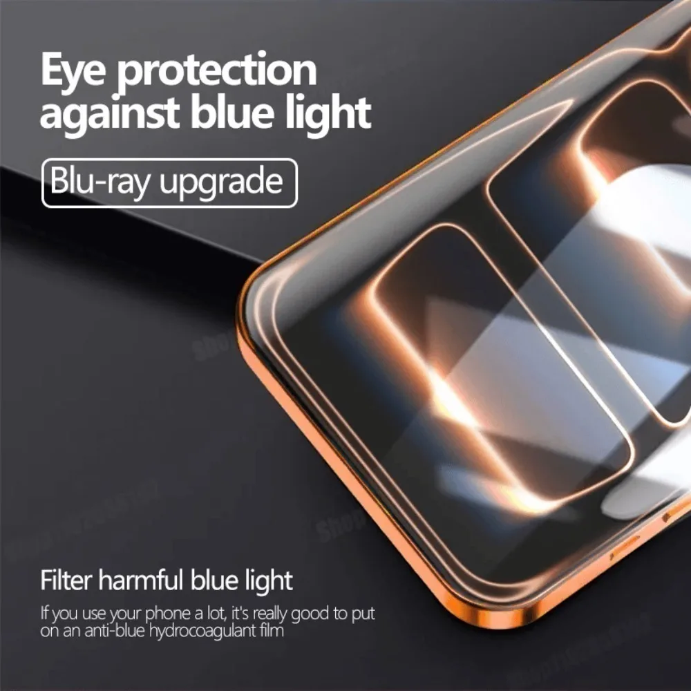 Protector de pantalla completo Ultra HD 4 en 1 para iPhone 17 16 15 14 Pro Max Air 16e película de lente de cámara para iPhone 13 12 11 Pro 15 14 Plus - imagen 3