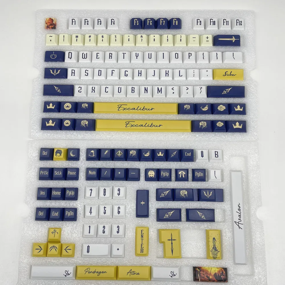 Altolia Knight King Keycap DIY diseño personalizado 142 teclas perfil KCA PBT tinte subcama para teclado mecánico MX Switch - imagen 3