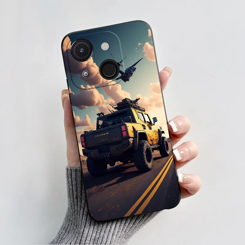 Funda de teléfono para Itel A50C, carcasa de silicona suave A prueba de golpes, color negro Myth Wukong, para Itel A50C A 50C itelA50C A669L - imagen 5