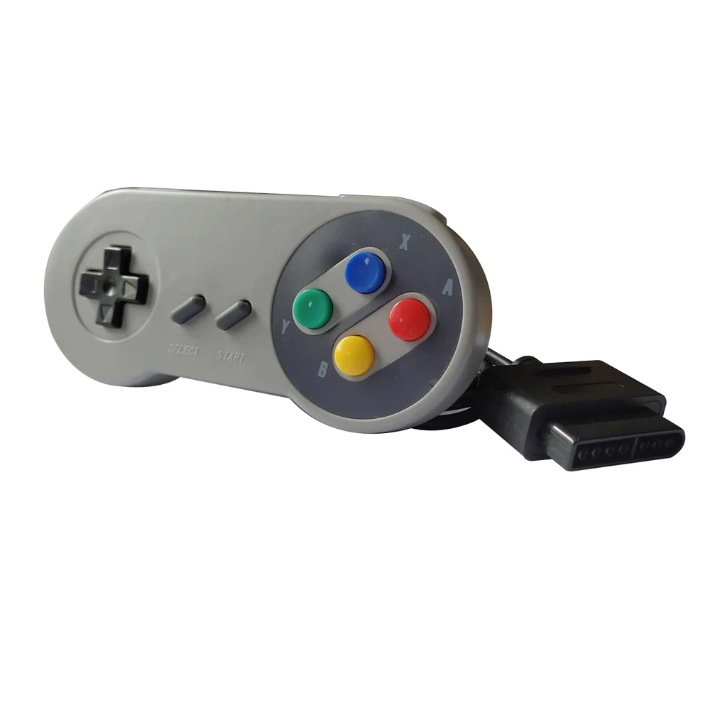 Mando de juego con cable, 2 uds., para sistema SNES, consola, Control Pad, Gamepads - imagen 5