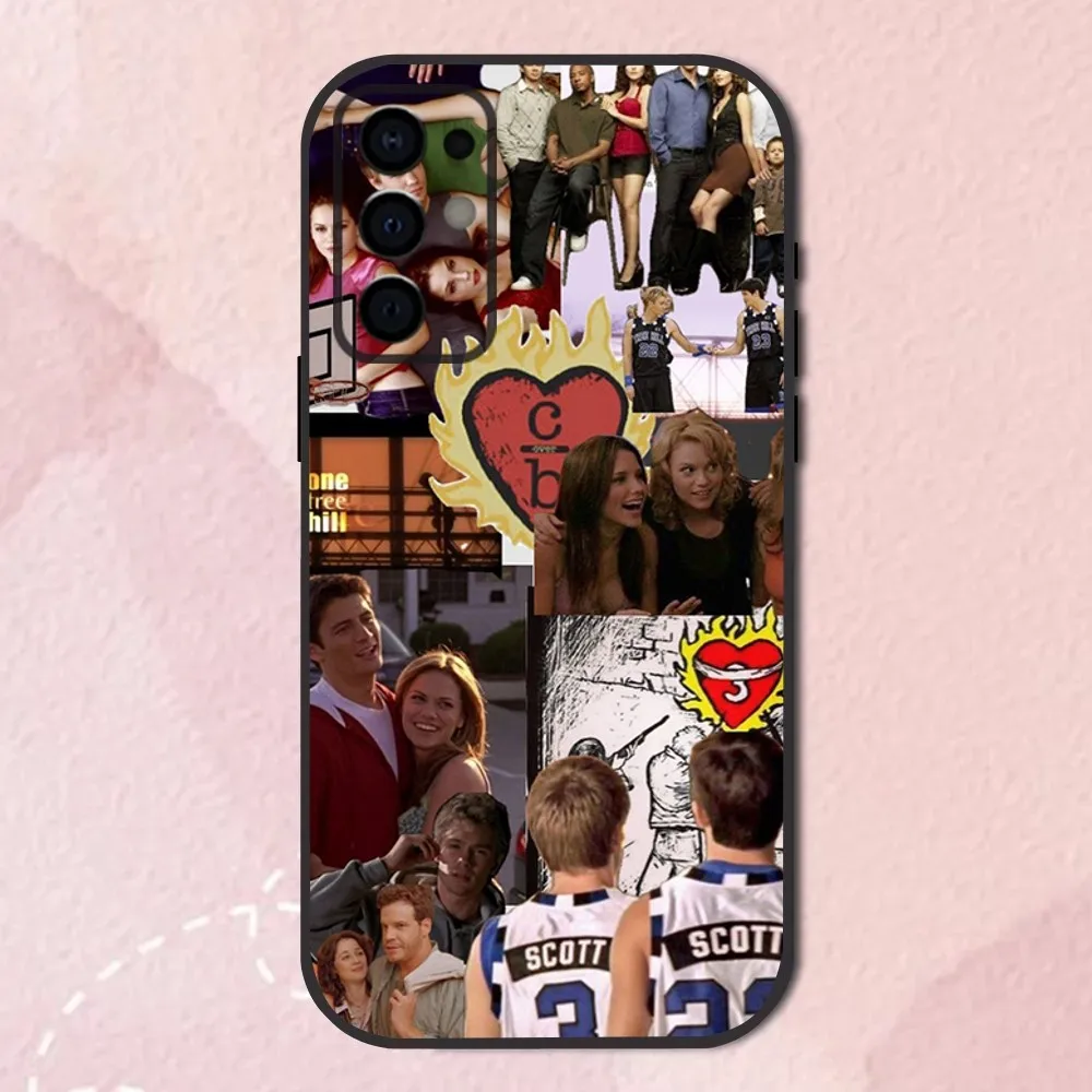 Funda de teléfono de TV One Tree h-hill Heart para Samsung S24,S21,S22,S23,S30,Ultra,S20,Plus,Fe,Lite,Note,10,9,5G, carcasa suave negra - imagen 2