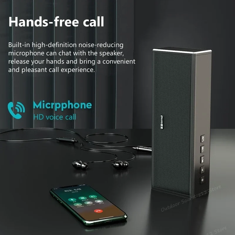 OHAYO X1 20W inalámbrico Bluetooth compatible estéreo HIFI altavoces supergraves reproductor de MP3 manos libres barra de sonido auxiliar con Radio FM - imagen 5