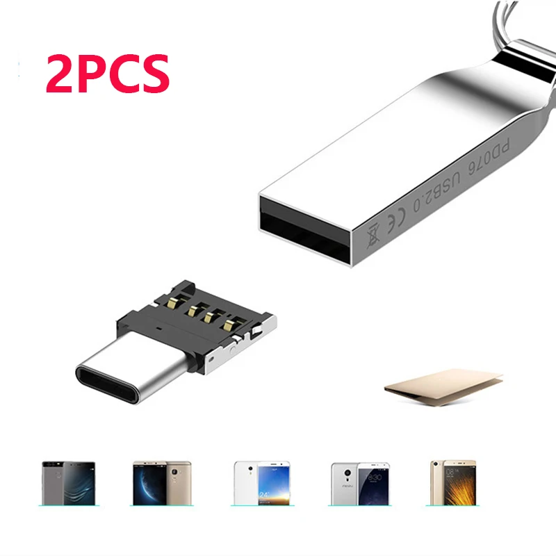 Adaptador USB-C a USB OTG Mini – Lector USB para PC y móviles - imagen 3
