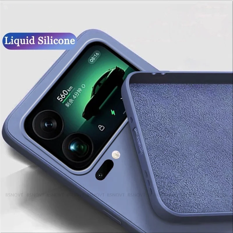 Para funda Xiaomi 17 Pro Max funda Xiaomi 17 Pro Capas parachoques armadura trasera silicona líquida a prueba de golpes suave TPU Fundas Xiaomi Mi 17 - imagen 2