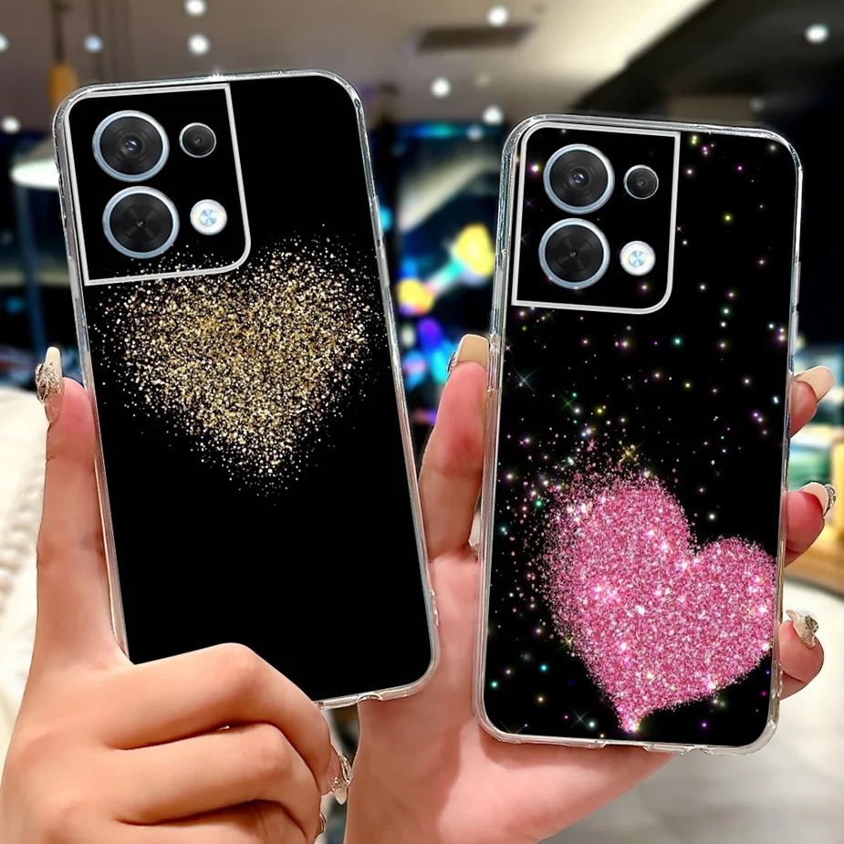 Para Oppo Reno8 Pro 5G funda CPH2357 cubierta pintada Popular de lujo funda de teléfono delgada suave para Oppo Reno 8 Pro Reno8 5G CPH2359 Fundas - imagen 3