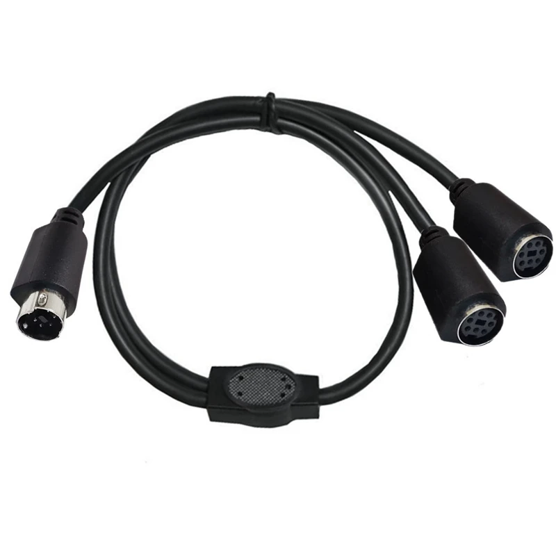 Cable adaptador Y divisor Mini DIN de 7 pines, s-video MD 7P 1 macho a 2 hembra, Cable de Audio/Video, s-video Set-Top Box - imagen 5