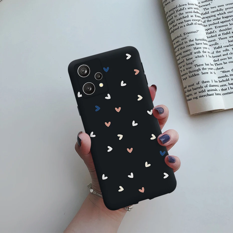 Para Realme 9 2022 funda con bonito gato de dibujos animados pintado de silicona suave funda trasera de teléfono para Realme 9 4G Fundas RMX3521 Realme9 Coque - imagen 5