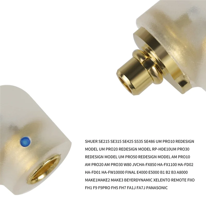 Adaptador de auriculares serie ER, para auriculares Etymotic ER4 ER4SR ER4XR ER3XR ER3SE ER2XR ER2SE Series macho a MMCX hembra - imagen 4