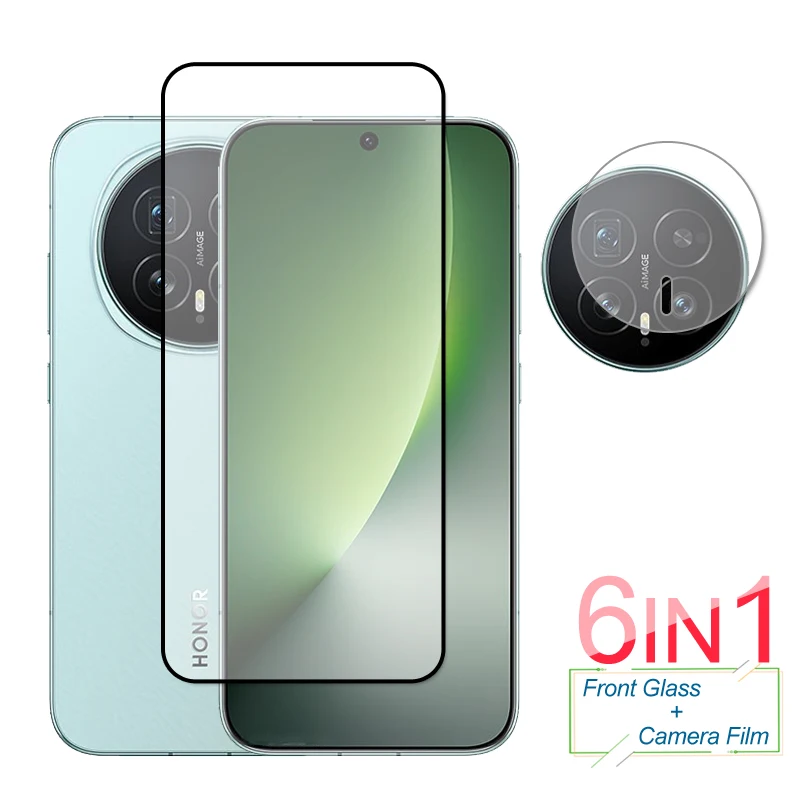 Cubierta completa de vidrio templado para Honor Magic8, Protector de pantalla de Honor Magic 8, película protectora para lente de cámara de teléfono, Honor Magic8