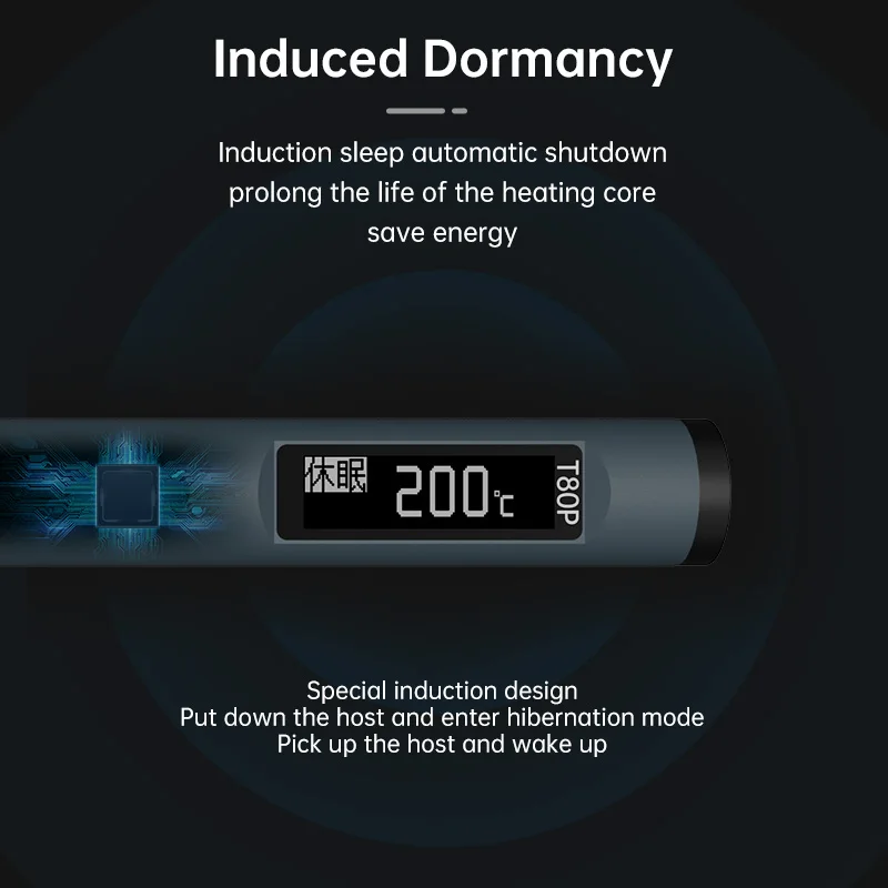 ALIENTEK T80 T80P Herramienta de temperatura ajustable DC 20V 80-450 ℃ Herramienta de calor portátil PD 100W de estación de reparación de precisión - imagen 4