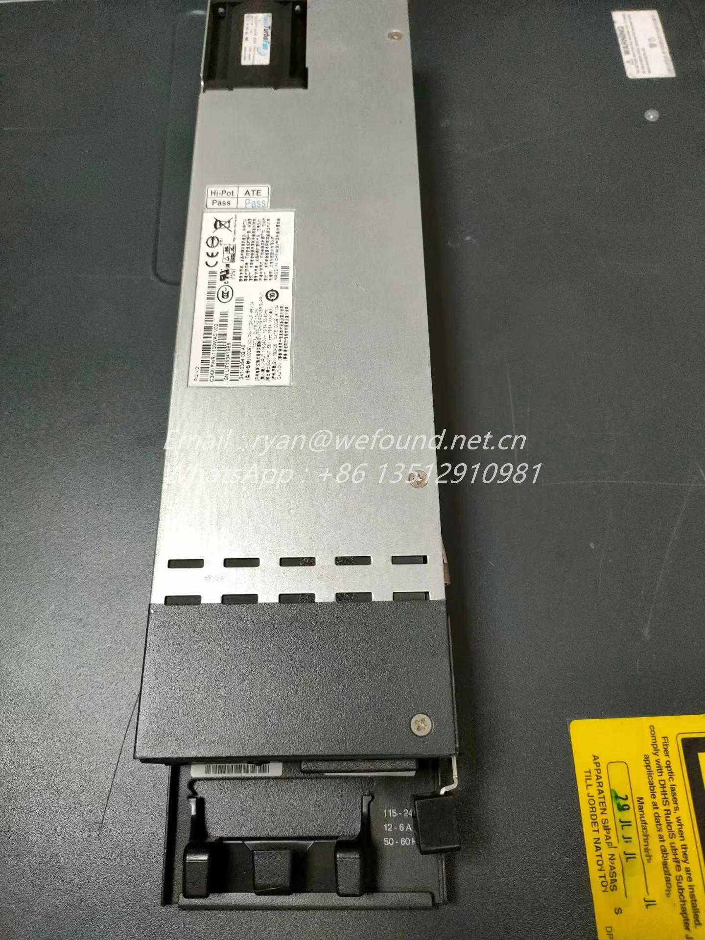 C3KX-PWR-1100WAC para interruptores Cisco, fuentes de alimentación duplicadas - imagen 3