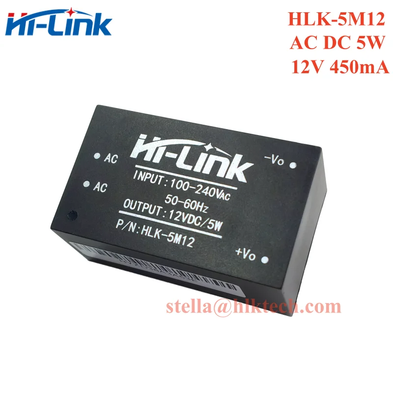 Piezas de corriente alterna, módulo de potencia de 5W, 220V a 5V, 1A, HLK-5M05B, HLK-5M12, HLK-5M05, de alto enlace, 3,3 V/5V/9V/12V/15V/24V, CE, 2 HLK-5M24 FCC UL - imagen 5