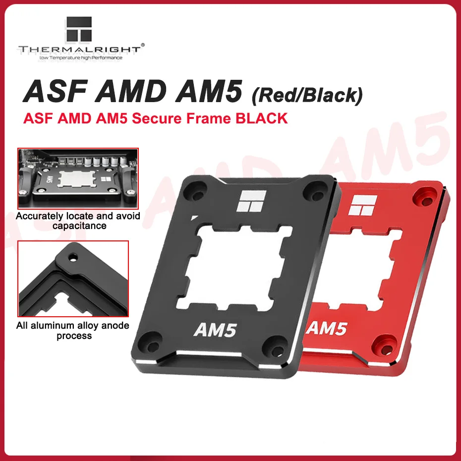 Thermalright ASF - Soporte AM5 Antiflexión Negro/Rojo