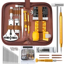 Kit herramientas reparación relojes profesional precisión
