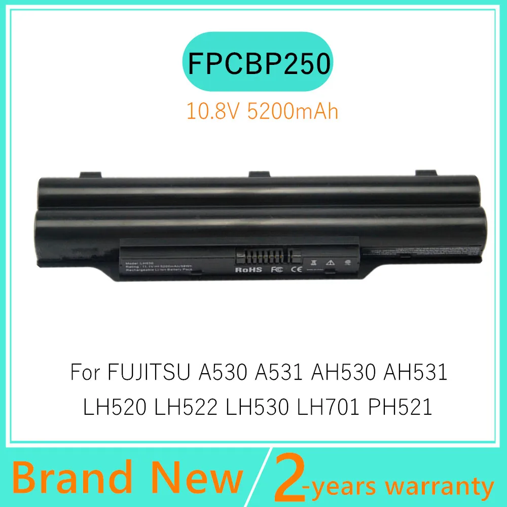 Batería del ordenador portátil para Fujitsu LifeBook A530 A531 AH530 AH531 BH531 LH52/C CP 477891 -01 FPCBP250 FPCBP274 LH520 LH530 LH531 LH701