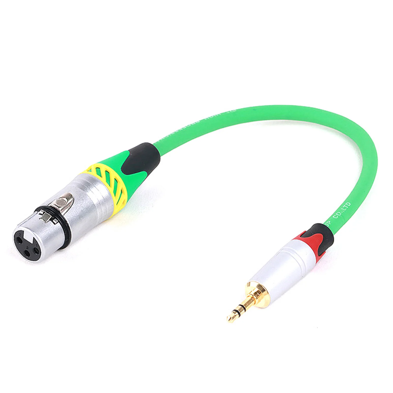 Cable de micrófono estéreo TRS macho a 3 pines XLR macho/hembra, Cable de PVC equilibrado para sistemas de micrófono/guitarra/PA, 1 piezas, 0,3 M-25M, 3,5mm(1/8) - imagen 3