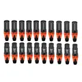 10 sets Black Orange