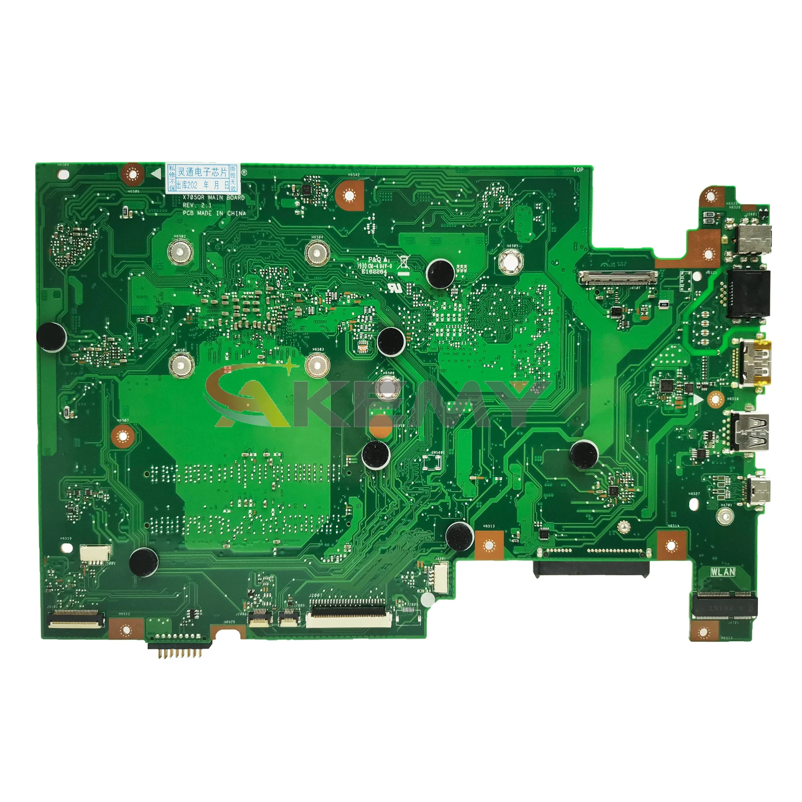 Placa base para portátil AKEMY X705QA X705QR para ASUS F705Q/A705Q X705Q placa base A12-9720P CPU V2G o UMA - imagen 3