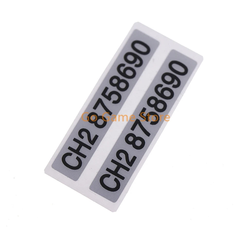 2 uds para Gameboy GB GBC GBP consola de juegos Shell número de serie pegatina etiqueta trasera pieza de repuesto - imagen 4