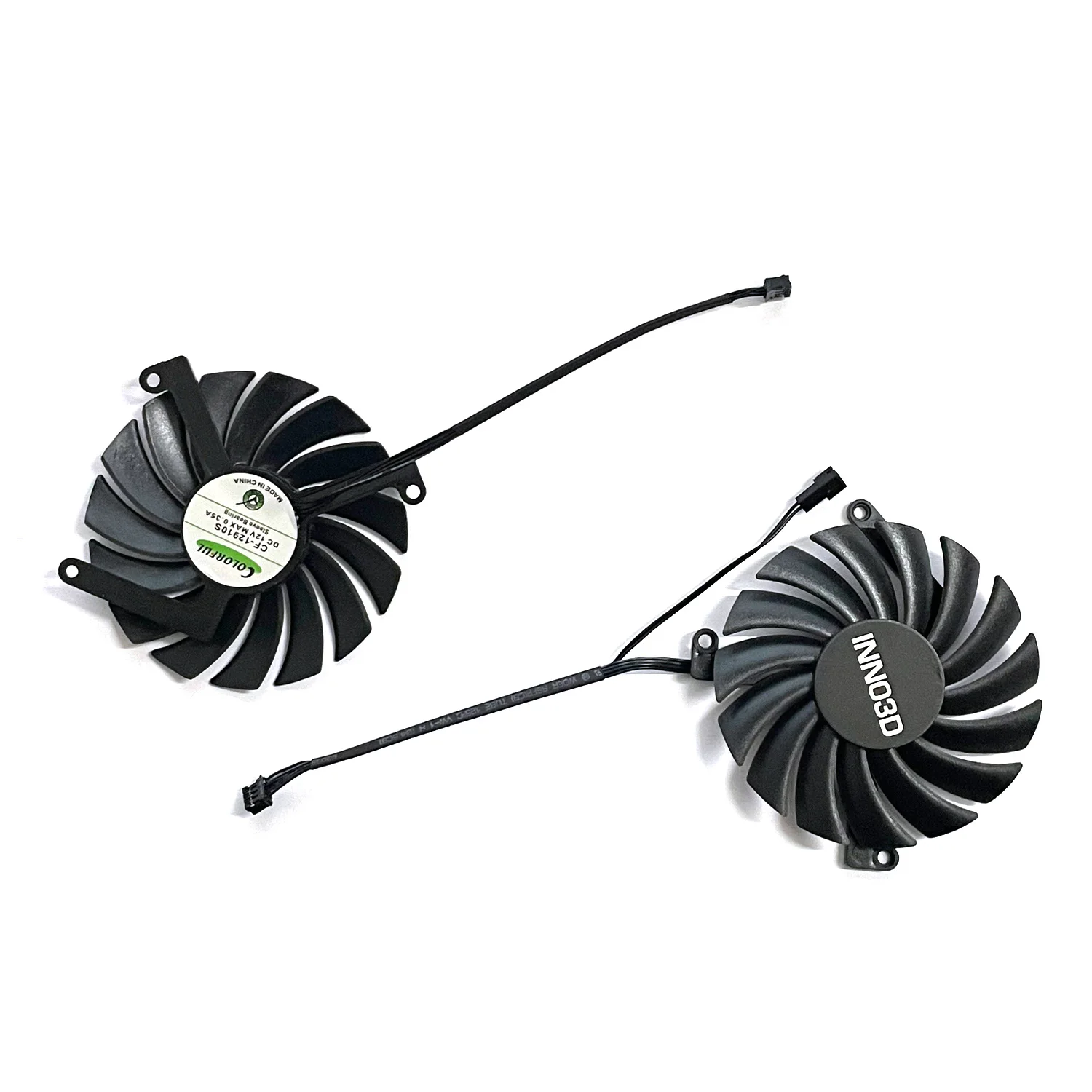 Nuevo 85MM 4PIN DC 12V 0.35A CF-12910S RTX3070 GPU enfriador para Inno3D GEFORCE RTX 3050 3060Ti 3070 TWIN X2 OC ventilador de tarjeta gráfica - imagen 3