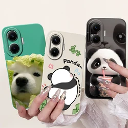 Funda Xiaomi Poco F7 TPU suave Panda Perro Antigolpes