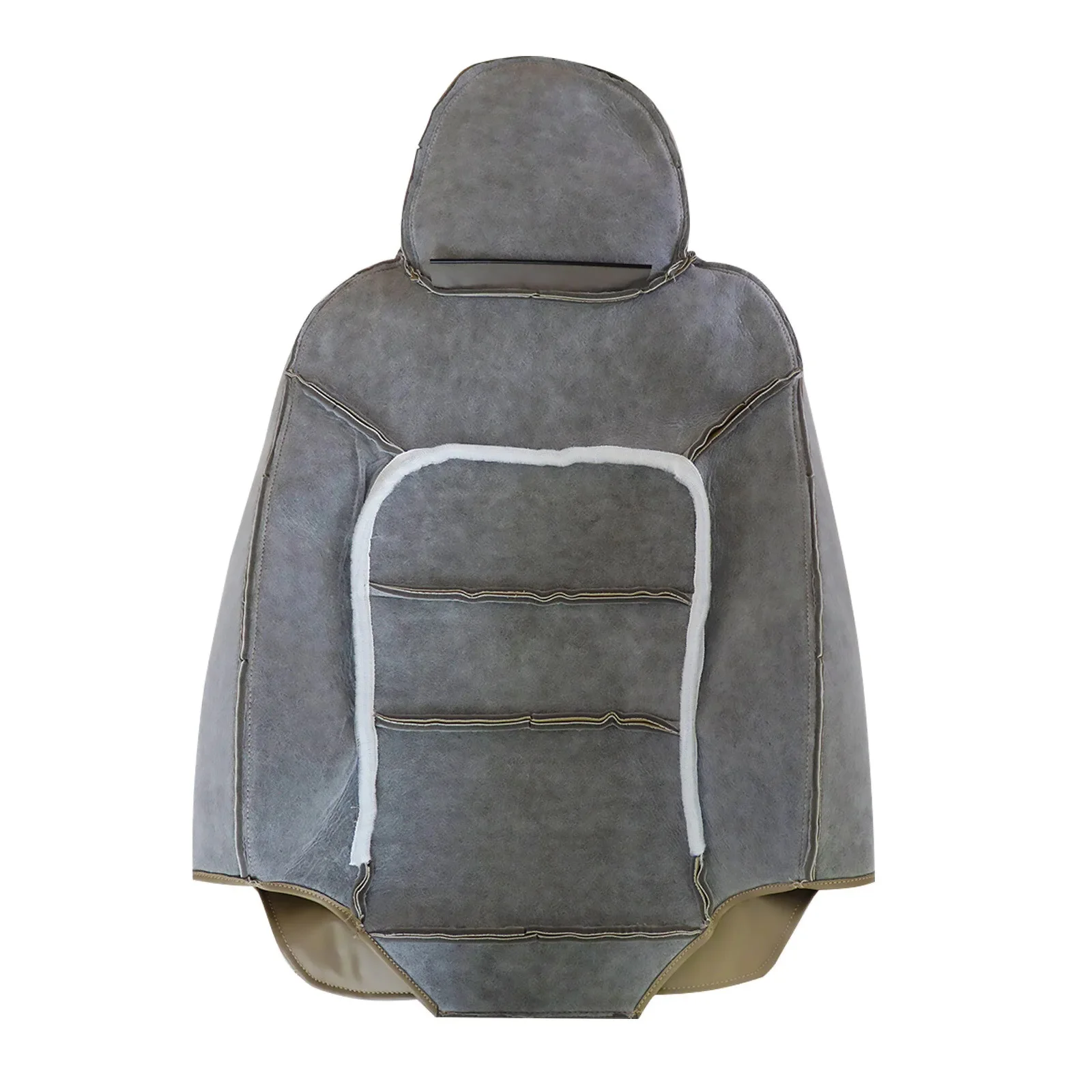 Cubierta de cuero para asiento delantero de coche Ford, parte inferior y trasera inclinada, embellecedor para Ford Expedition, accesorios de Eddie Bauer, 4 piezas - imagen 5