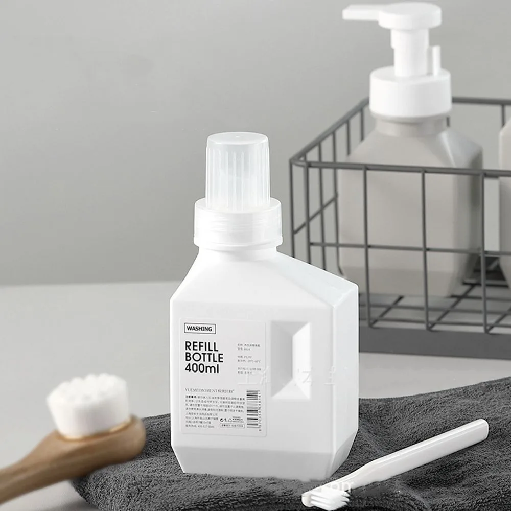 Botella de detergente de lavandería de gran capacidad para baño, agente de limpieza recargable para el hogar, botella de detergente para ropa - imagen 4