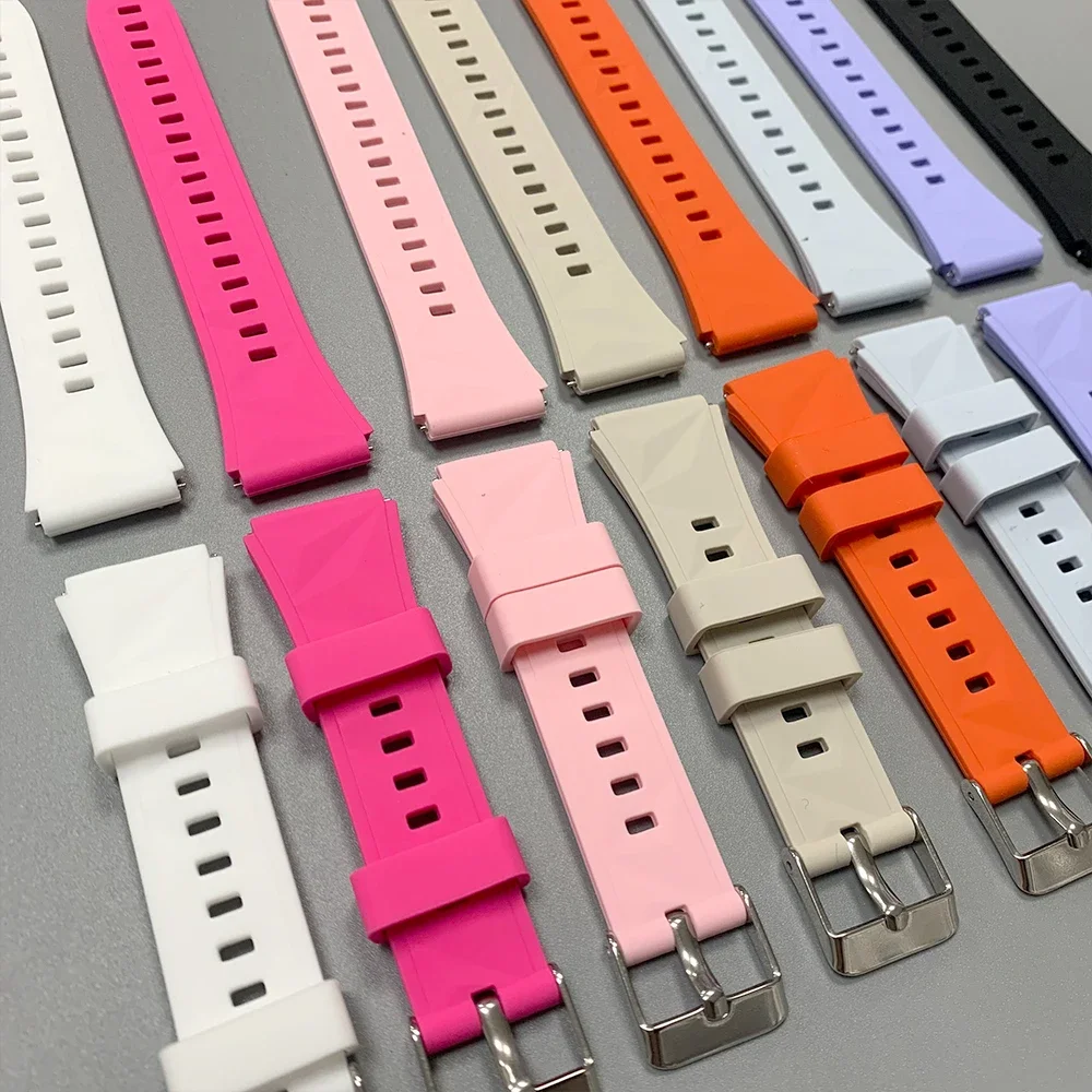 Correa deportiva de silicona de 18mm para Garmin Vivoactive 4S 3S, correa de reloj suave Venu 3S/2S/Forerunner 265S/255S, pulsera de repuesto - imagen 2