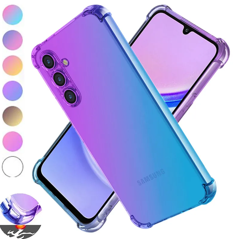 Funda de TPU a prueba de golpes para Samsung Galaxy A17 A07 A06 A16 5G A26 A36 A56 A25 A15 A25 A35 A55 5G A54 funda protectora Fundas Coque