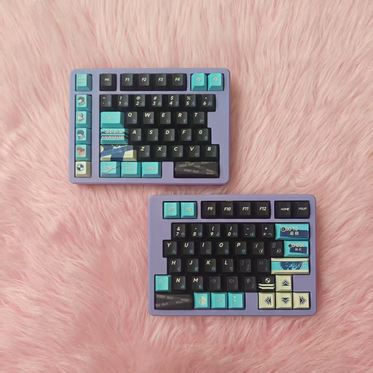 Kit de teclado mecánico dividido inalámbrico de 75 teclas, estructura de junta, modo único Hotswap, 2,4G, bricolaje, teclado separado personalizado, juego de oficina - imagen 2