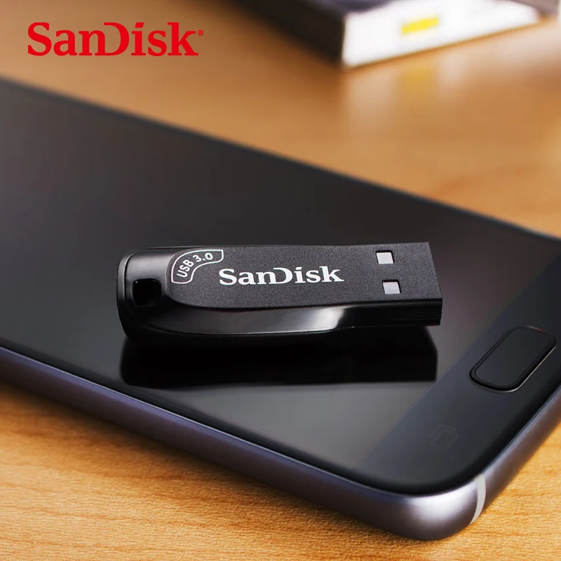 SanDisk USB 3,2 64GB unidad Flash USB CZ410 Pen Drive Memory Stick negro U disco Mini Pendrive negro almacenamiento externo para ordenador portátil - imagen 5