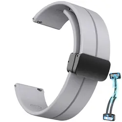 Correa magnética de silicona para Samsung Galaxy Watch y Huawei GT