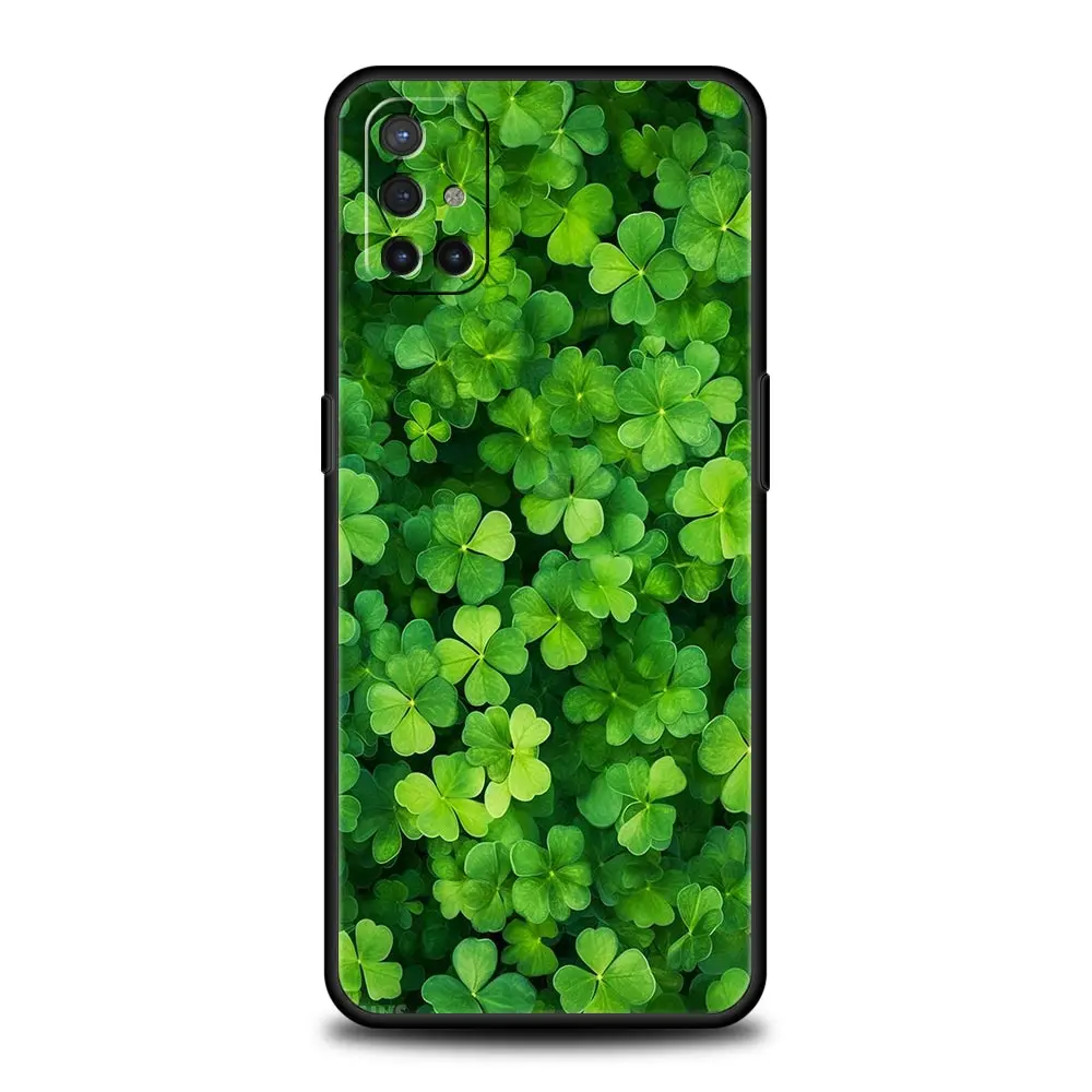 Funda de teléfono para OnePlus 12 11 10 9 Pro 9T 12R 10R 9R 9RT 10T 8T 7T Nord 2T CE 2 5G N200 N10 N100 cubierta hierba de la suerte - imagen 4
