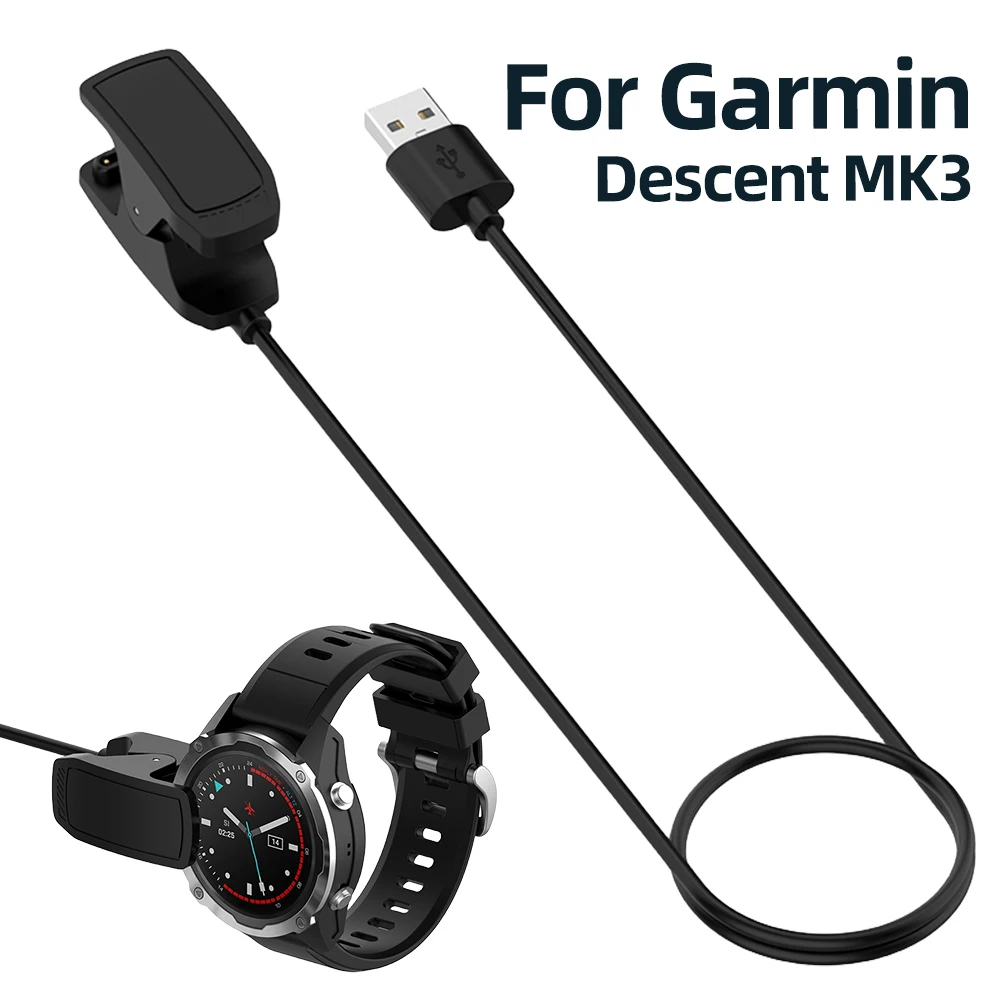 Cable de carga para Garmin Descent MK3, MK3i, MK2, MK2i, MK2S, Clip de reloj inteligente, Cable de carga, accesorios de reloj - imagen 2