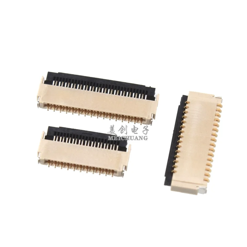 5 uds FPC 0,3mm conector de Cable Flexible enchufe tipo de contacto inferior tipo 11P/13/15/21/23/25/31/33/35/39/41/45/51 Pin - imagen 2