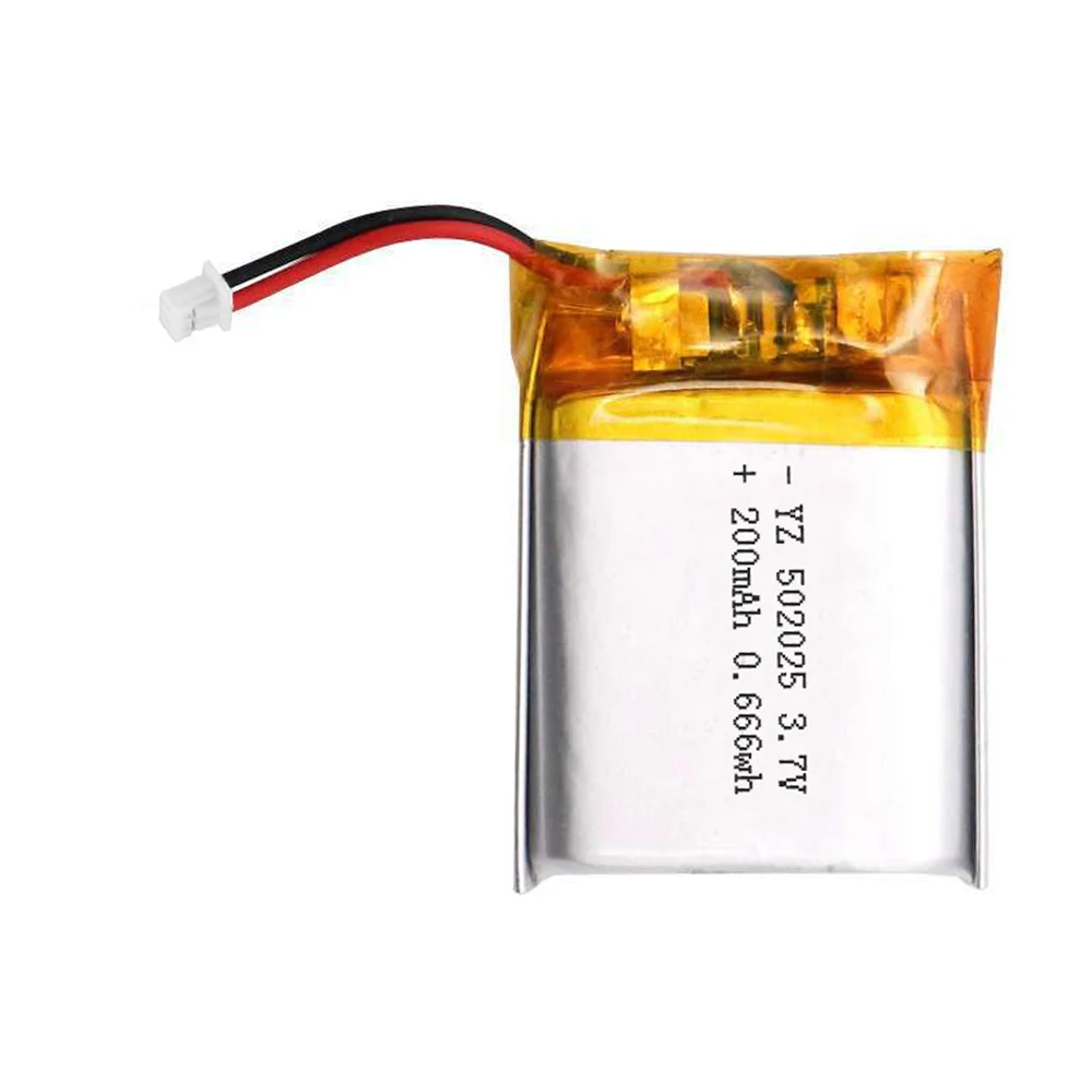 Batería recargable de polímero de litio 3,7 v 200mah 502025 para reloj inteligente PSP lámparas LED altavoces Bluetooth Mini cámaras - imagen 3