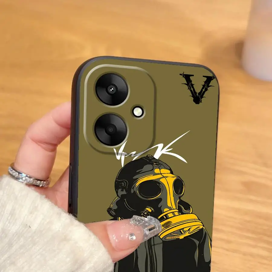 Funda de teléfono suave negra para Xiaomi Redmi 12C 14C 13C A4 10 A5 K40 K80 Pro 9 A3 A1 A2 Plus Senior v-vrunkS - imagen 5