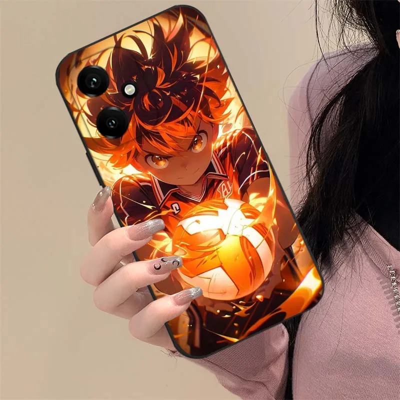 Funda de Anime Nishinoya Yuu para Honor Magic4 3 400 300 200 100 90 Ultra GT Lite Pro Plus Power 5G funda de teléfono negra - imagen 4