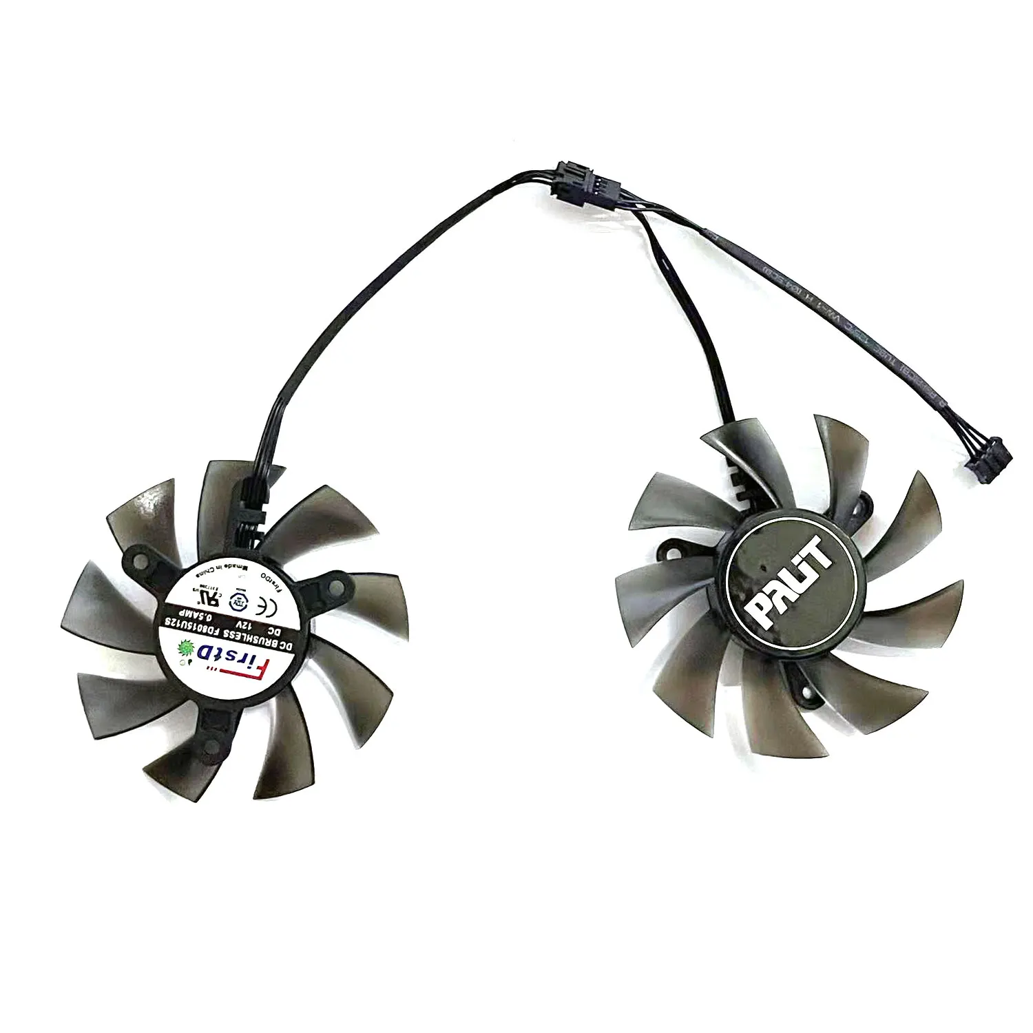 Nuevo ventilador GPU 75MM 4PIN TH8015S2H-PAB03 FD8015U12S RTX3050 para tarjeta gráfica dual OC Palit GeForce RTX3050 - imagen 3