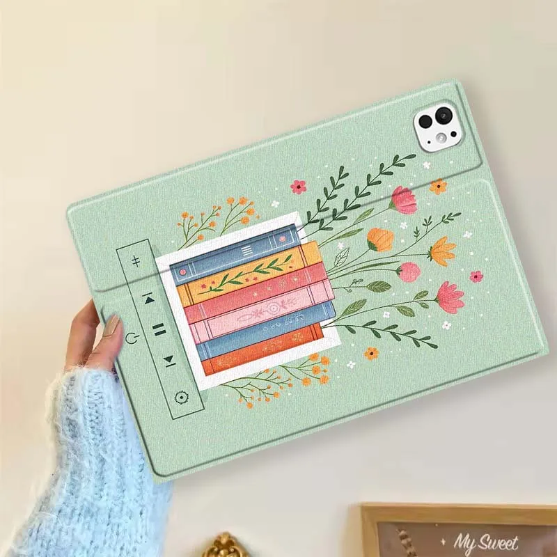 Tendencia estantería arte creativo para iPad Pro Mini 1 2 3 4 5 6 7 7ta generación 12,9 10,5 13 11 7,9 8,3 M4 pulgadas funda para tableta - imagen 4
