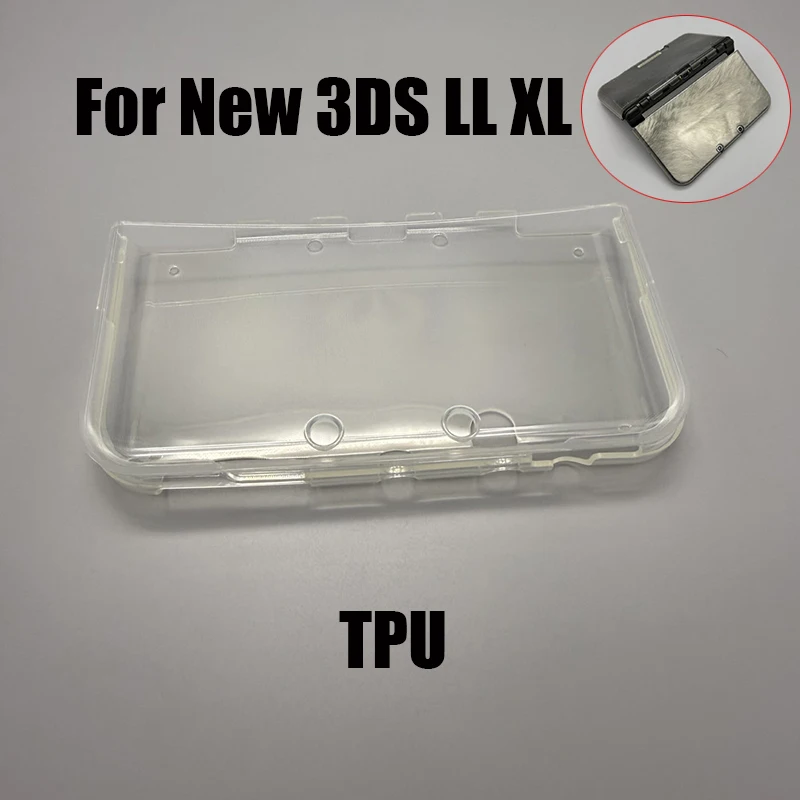 Funda de silicona TPU de alta calidad para Nintendo 3DS LL/NEW3DSXL, funda protectora de cristal suave para consola de juegos, 1 ud. - imagen 3