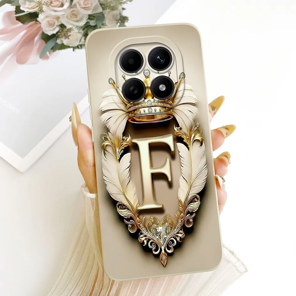 Para Xiaomi Redmi Note 15 5G funda Retro corona letras suave silicona lente cubierta protectora para Redmi Note 15 Pro + Plus 2025 parachoques - imagen 3