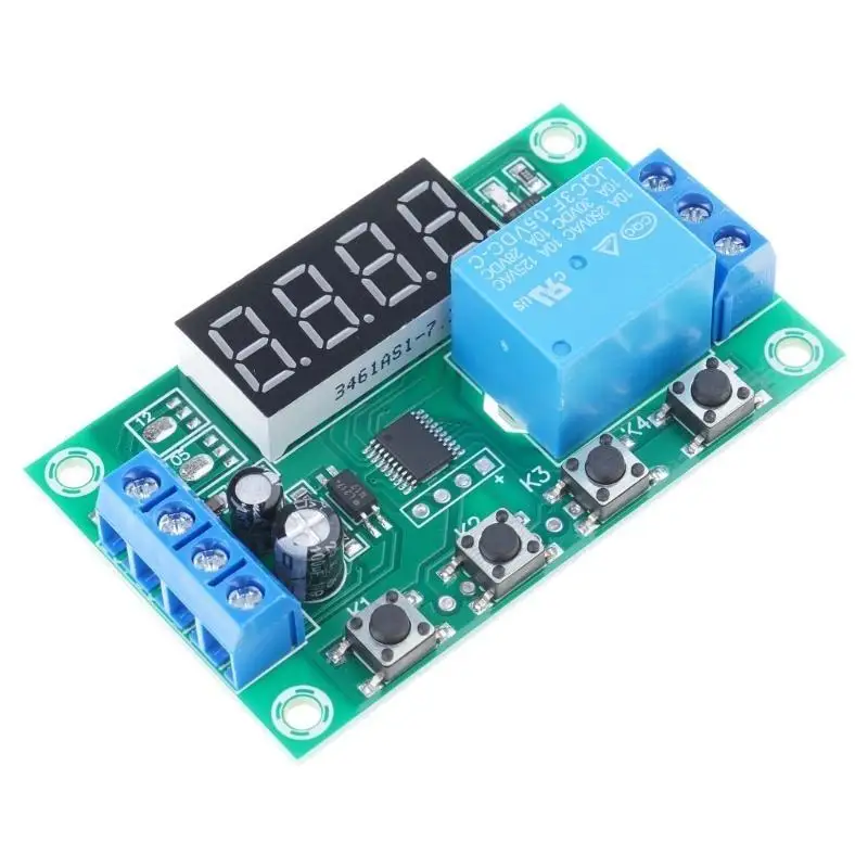 Y1UB YYC-2S Pantalla LED Control automatización Módulo relés temporizadores Retardo ajustable Módulo retardo - imagen 4