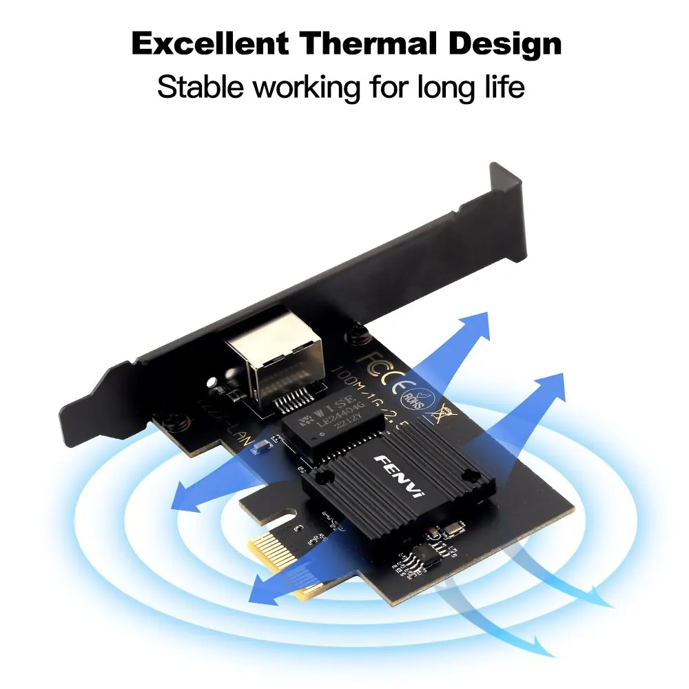 Tarjeta de red PCIe 2.5G I226 – Adaptador LAN RJ45 para PC Win 10/11 - imagen 5